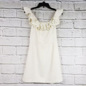 French Connection off the shoulder mini dress